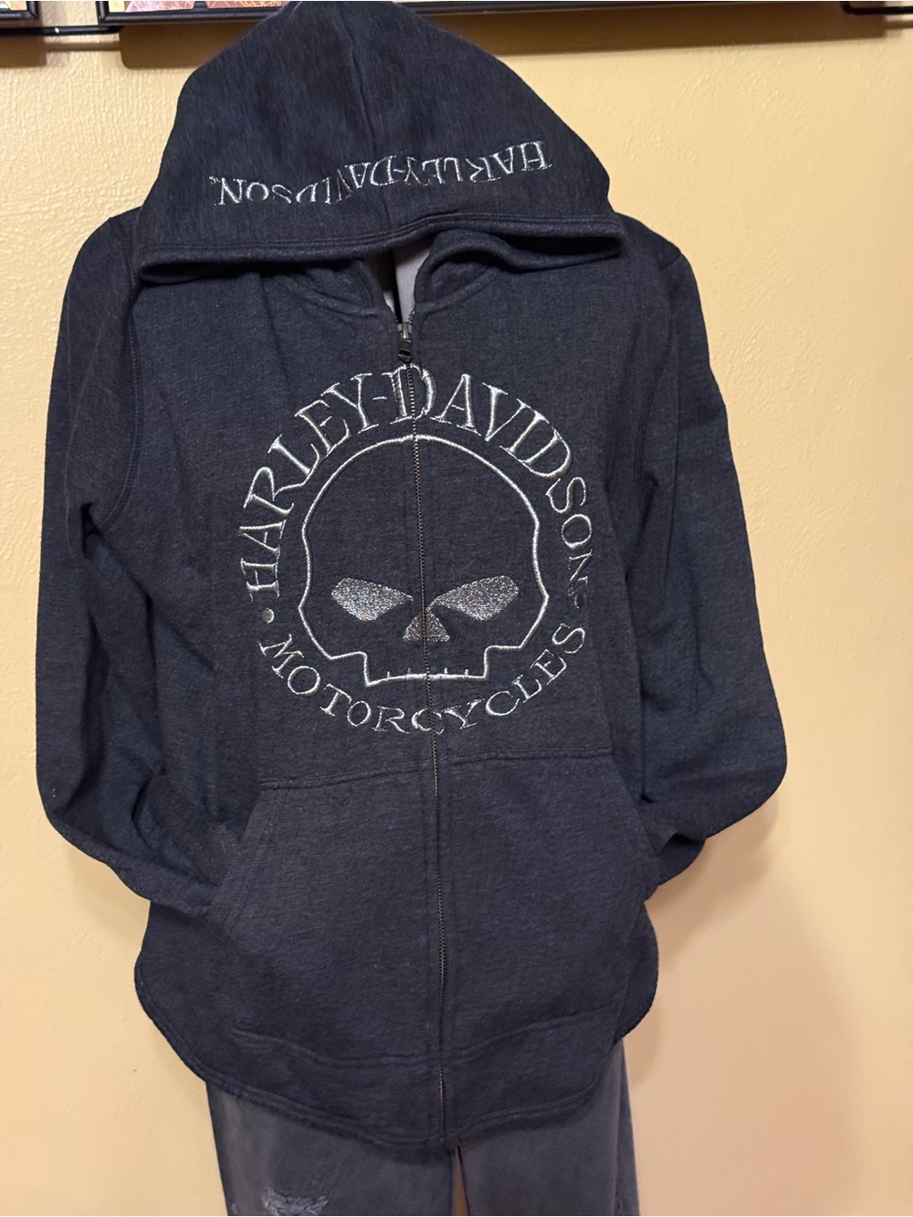 Woman’s Harley Davidson zip up Hoodie